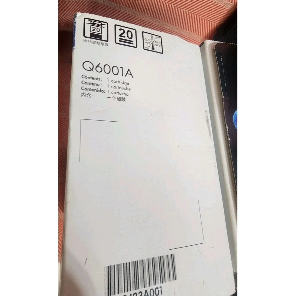 HP Q6002A 124A Blue Yellow Toner LaserJet 1600 2600 2605 CM1015 1017‎ Sealed NEW